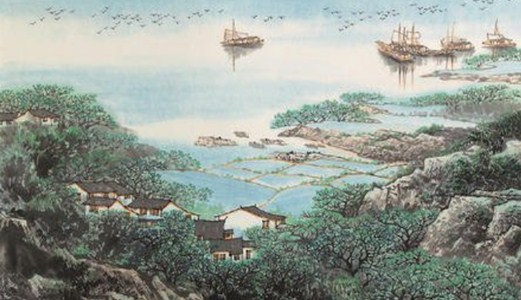 春風又綠江南岸，滿城盡待圣能產(chǎn)！